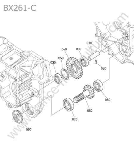 KUBOTA - BX261 : Prise force ventrale