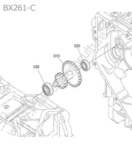 KUBOTA - BX261 : Arbre principal