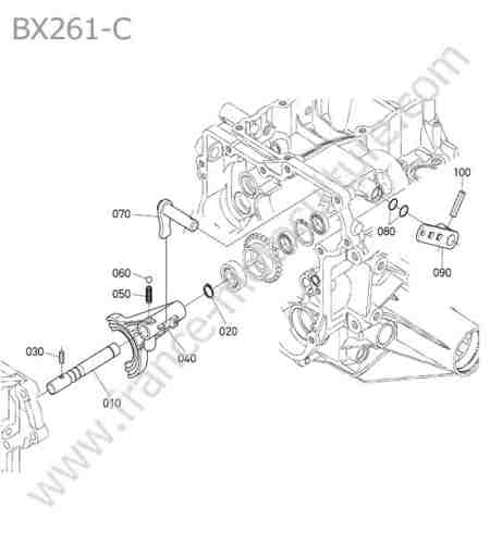 KUBOTA - BX261 : Bras prise force