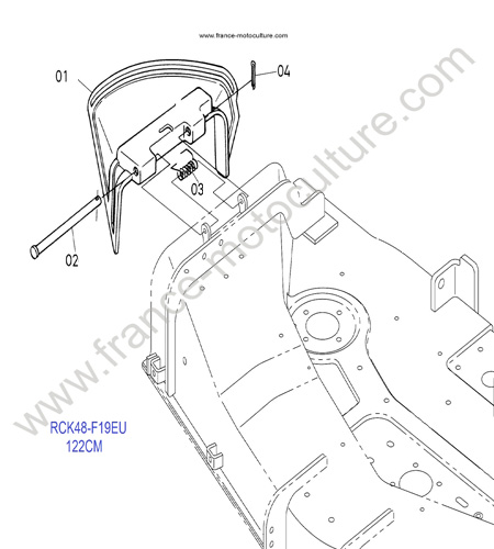 RCK48 - Ejection KUBOTA F1900