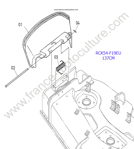 RCK54 - Ejection KUBOTA F1900