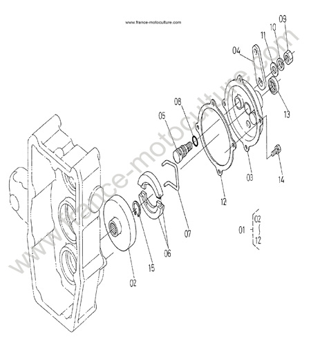 Frein KUBOTA F1900