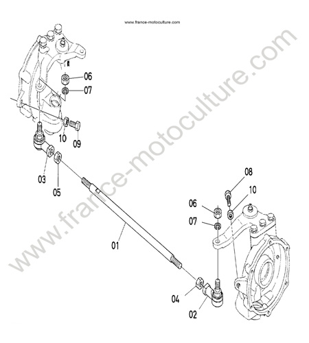Barre accouplement KUBOTA F1900