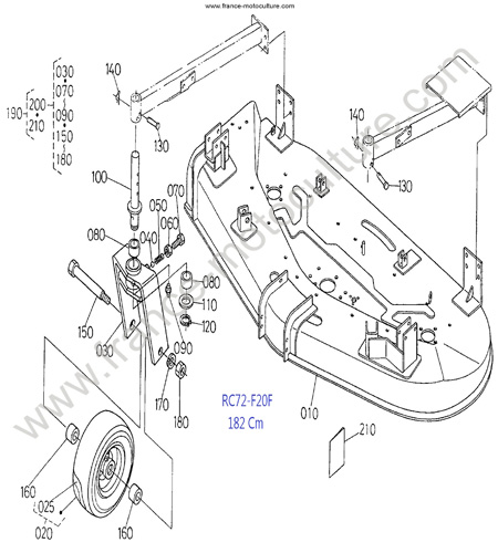 RC72F20F/Plateau KUBOTA F2400