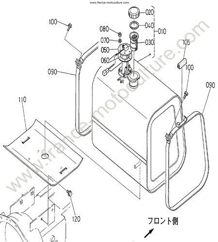 Reservoir KUBOTA F2400