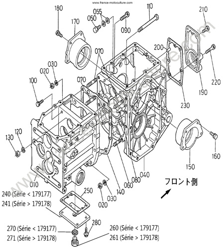 Carter transmission KUBOTA F2400