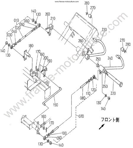 Commande 2 KUBOTA F2400