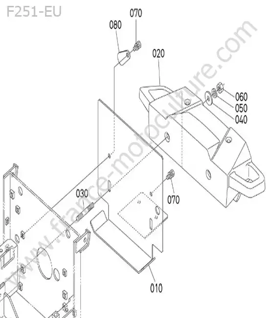 Contrepoids KUBOTA F251