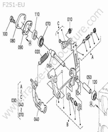 KUBOTA - F251 : Regulateur regime