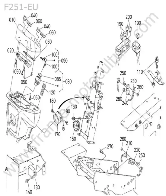 Interrupteurs KUBOTA F251