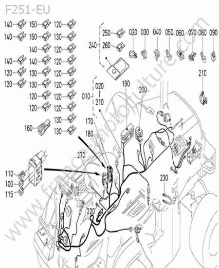 KUBOTA - F251 : Faisceau