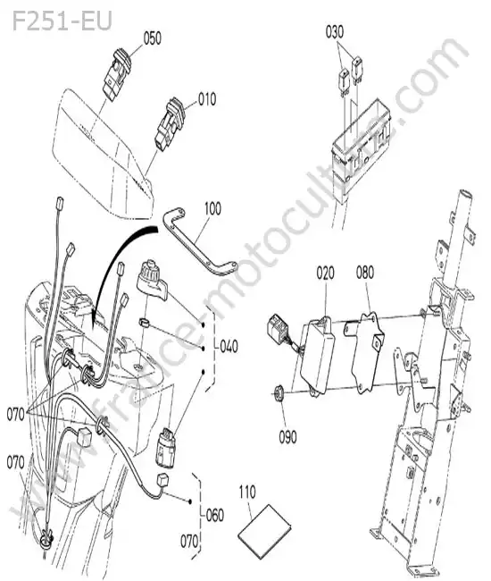 Interrupteurs route KUBOTA F251