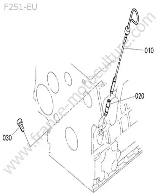 Jauge huile KUBOTA F251
