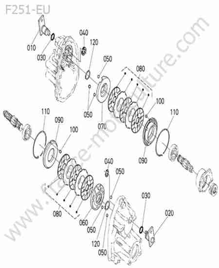 KUBOTA - F251 : Freins