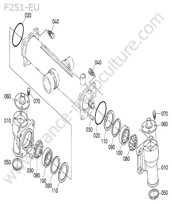 Pont arriere KUBOTA F251