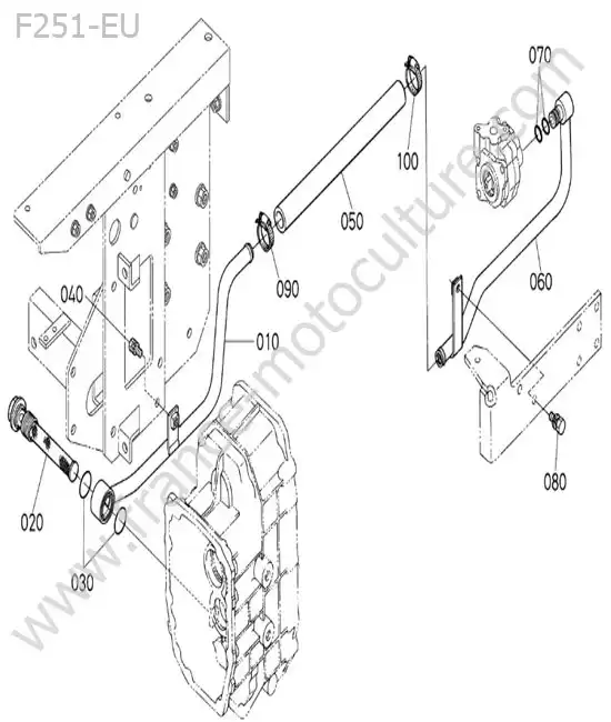 Circuit aspiration KUBOTA F251
