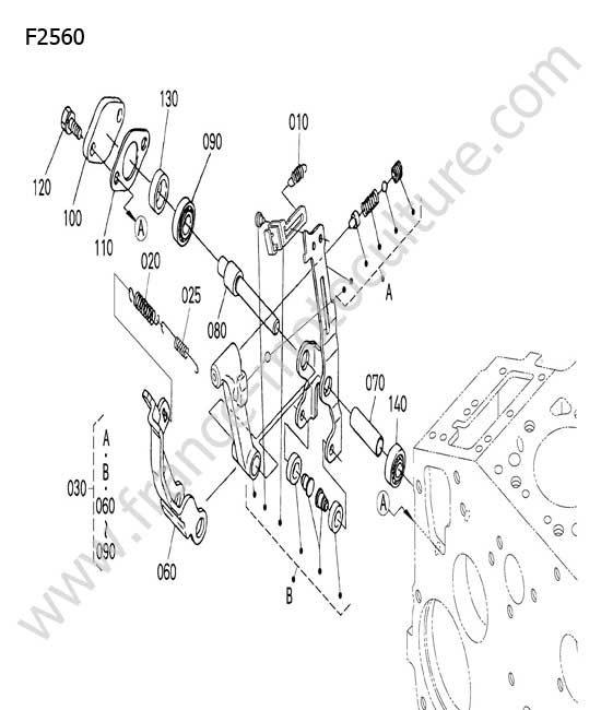 Regulateur 2 KUBOTA F2560