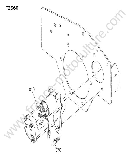 Demarreur KUBOTA F2560