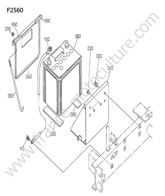 Batterie KUBOTA F2560