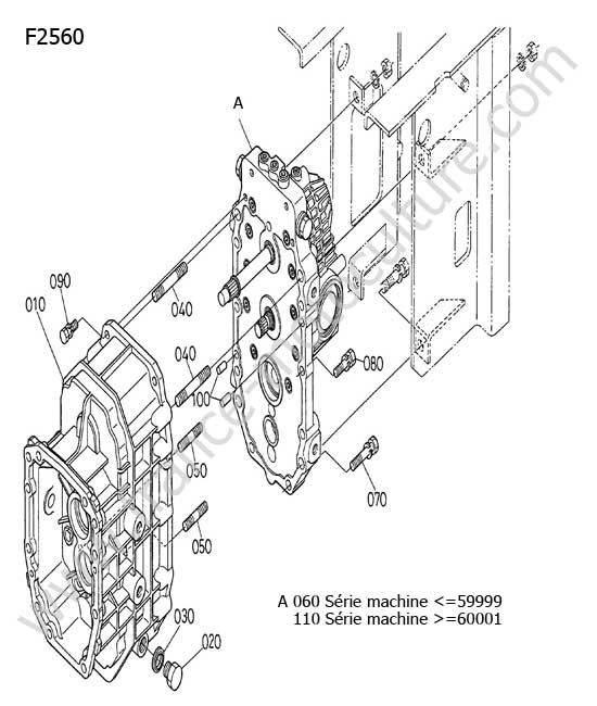 Carter transmission KUBOTA F2560