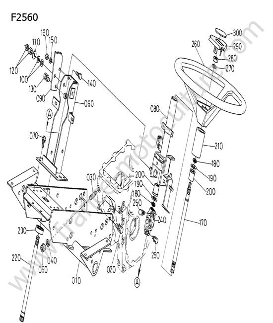 Volant de direction KUBOTA F2560