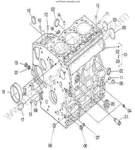 KUBOTA - F2880 : Bloc moteur