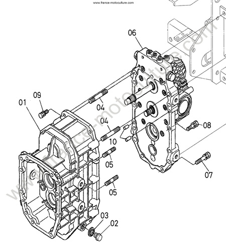 Carter transmission KUBOTA F2880