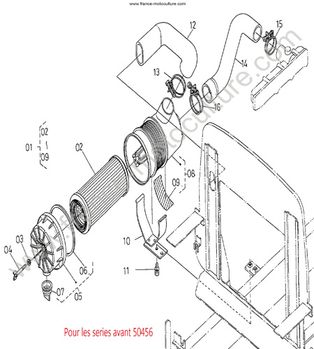 Filtre a air 1 KUBOTA F3060