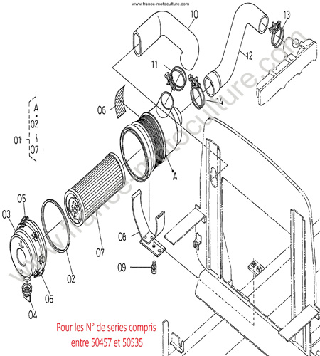 Filtre a air 2 KUBOTA F3060