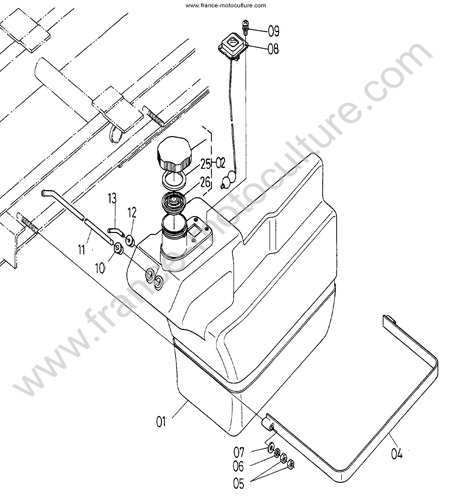 Reservoir KUBOTA F3060