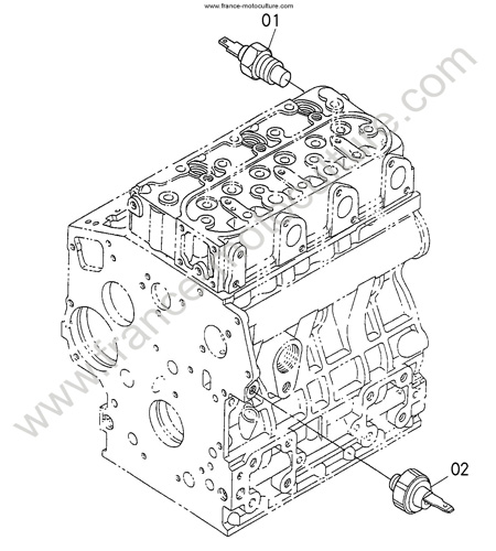 Manocontact KUBOTA F3060