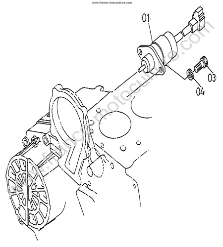 Arret moteur KUBOTA F3060