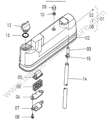 Couvre culasse KUBOTA F3060
