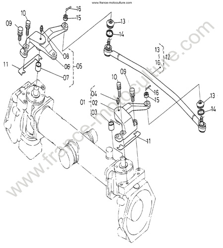 Barre accouplement KUBOTA F3060