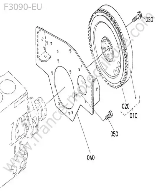 Volant moteur KUBOTA F3090