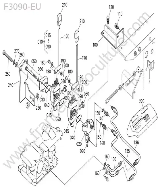 Distributeurs (option) KUBOTA F3090