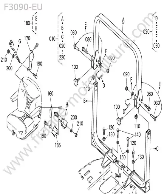 Arceau (option) KUBOTA F3090