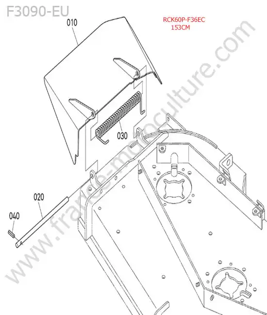 Rck60p - deflecteur KUBOTA F3090