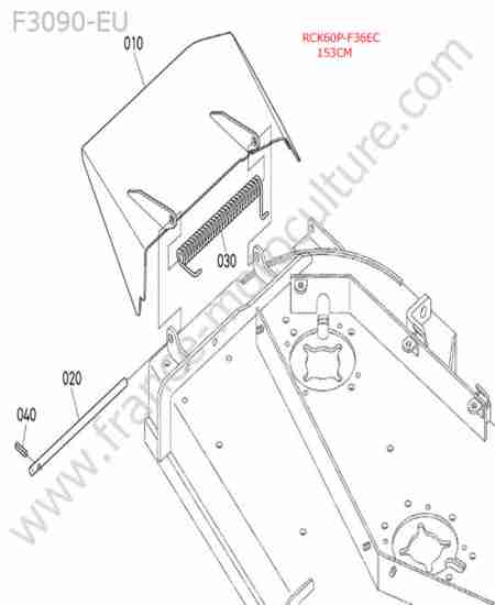 KUBOTA - F3090 : Rck60p - deflecteur