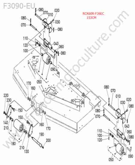 KUBOTA - F3090 : Rck60r - galets