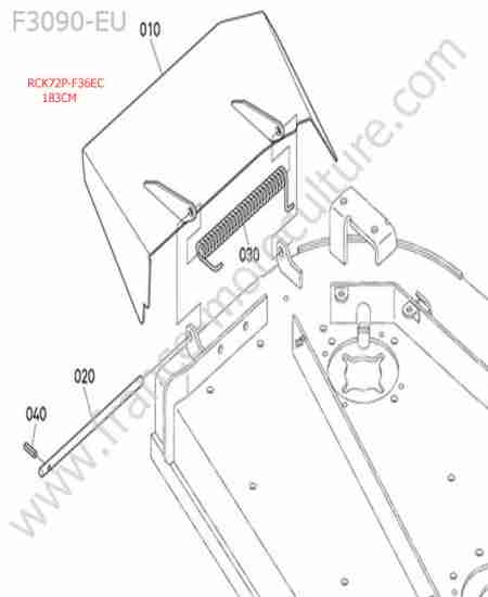KUBOTA - F3090 : Rck72p - deflecteur
