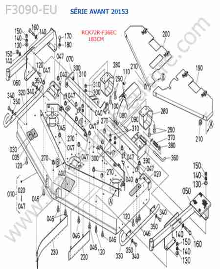 KUBOTA - F3090 : Rck72r - plateau (< 20153)