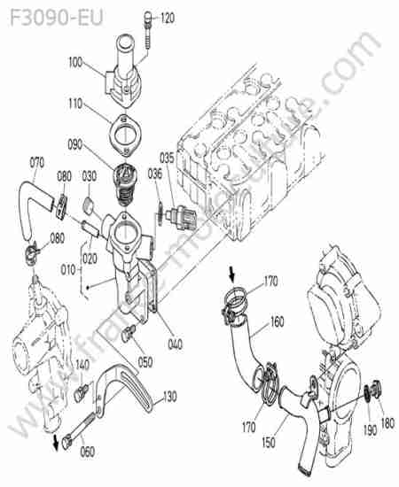 KUBOTA - F3090 : Thermostat