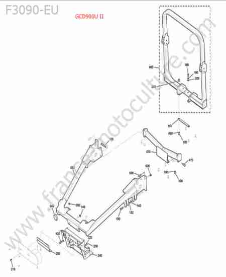 KUBOTA - F3090 : Gcd900 - support