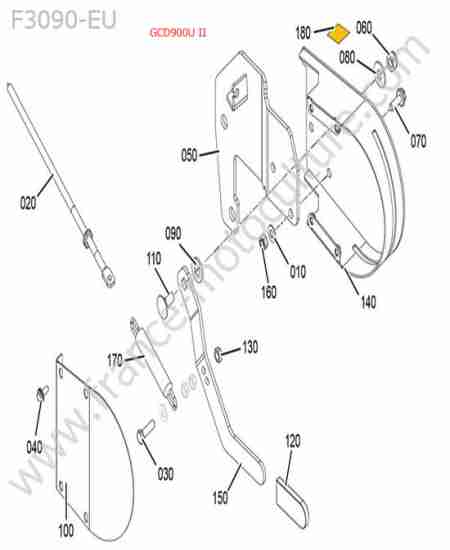 KUBOTA - F3090 : Gcd900 - commande