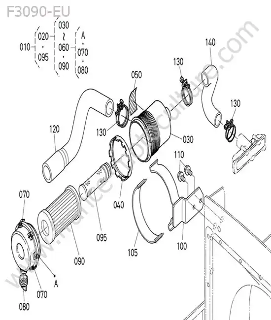 Filtre air KUBOTA F3090