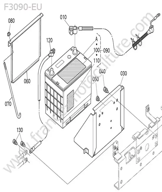 Batterie KUBOTA F3090