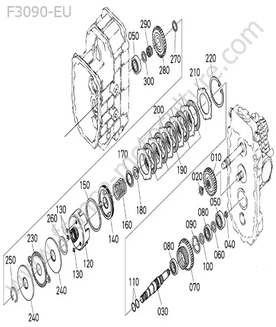 Embrayage KUBOTA F3090