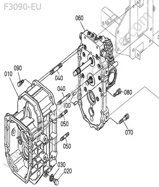 Carter transmission KUBOTA F3090
