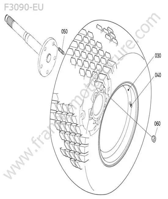 Roue avant KUBOTA F3090